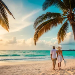 couple-walking-beach-front-palm-tree_954226-<dfn class=